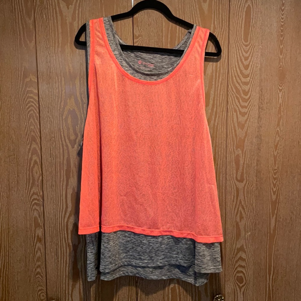 activezone double layer tank top